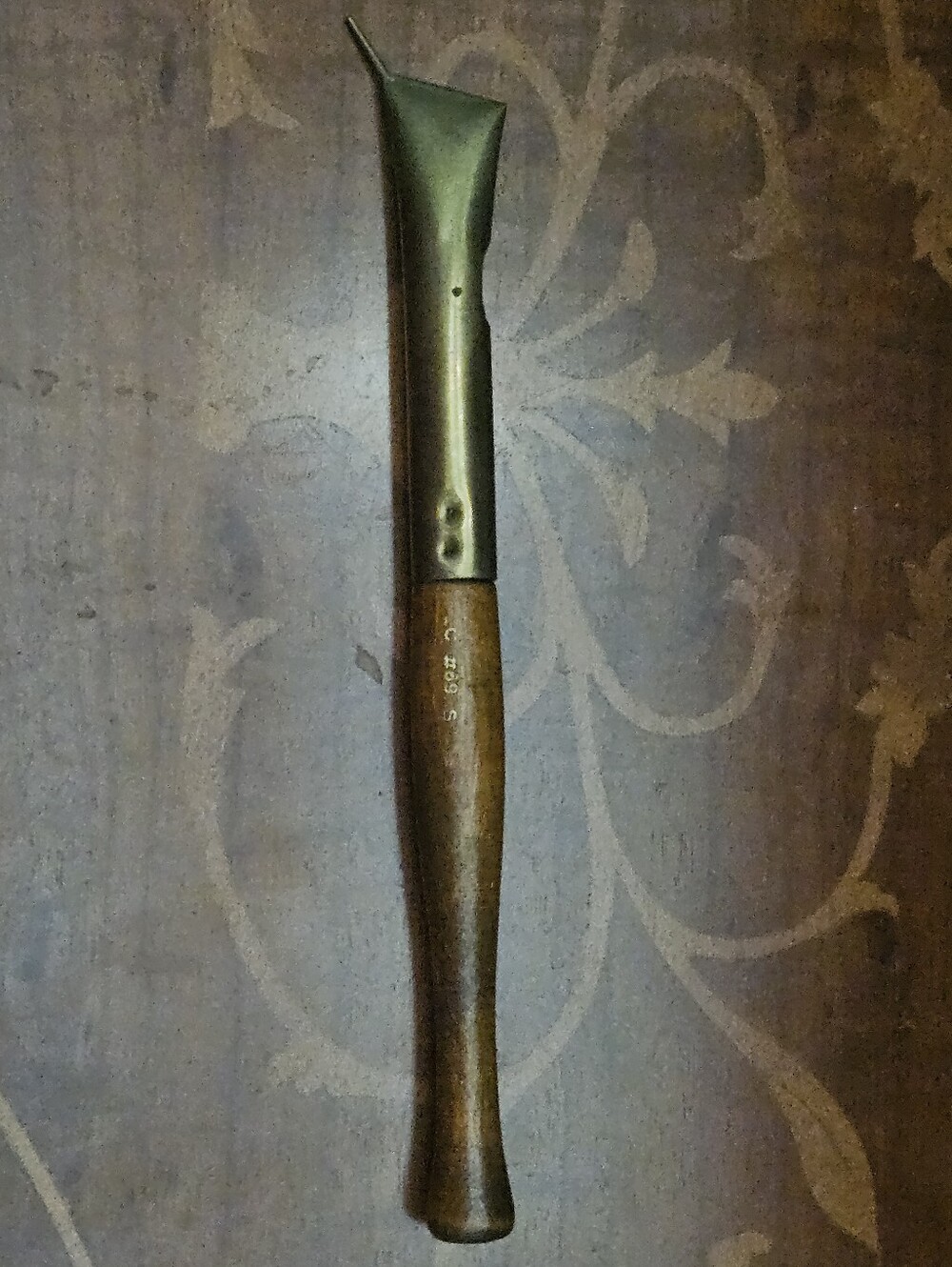 RARE ANTIQUE TJANTING CANTING BATIK NEEDLE WOOD SEWING TOOL